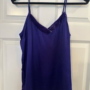 Anthropologie Deep Purple Camisole Top